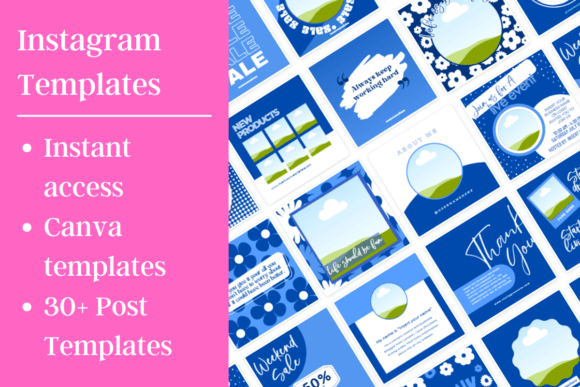 Download Social Media Instagram Canva Templates - Premium Resources