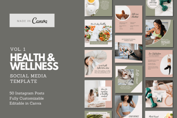 Download Health and Wellness Instagram Template - Premium Resources