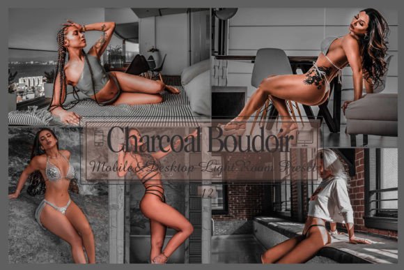 Download 12 Charcoal Boudoir Lightroom Presets - Boudoir lightroom presets Collection